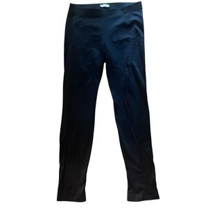 VINCE Women's Ponte Pant Pull On Comfort Stretch Career Designer Navy Blue Large